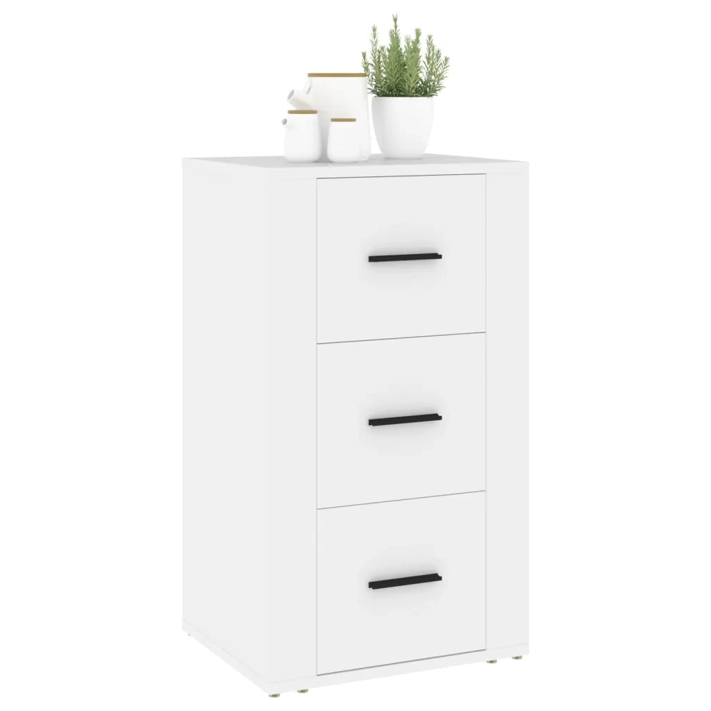Credenza-Buffet-Armadio da cucina Bianca 40x33x70 cm in Legno Multistrato 752081