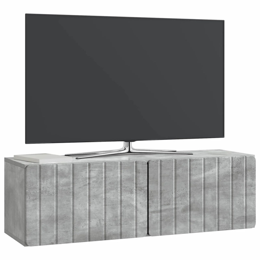 Mobile Porta TV da Muro Grigio Cemento 98 x 31 x 30 cm 898388