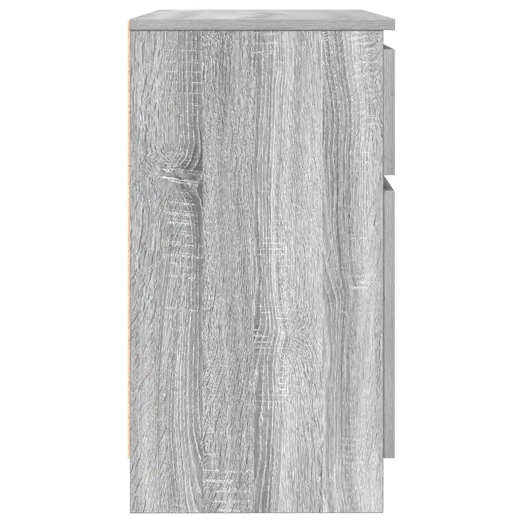 Credenza con Cassetto Grigio Sonoma 71x35x65 cm in Truciolato