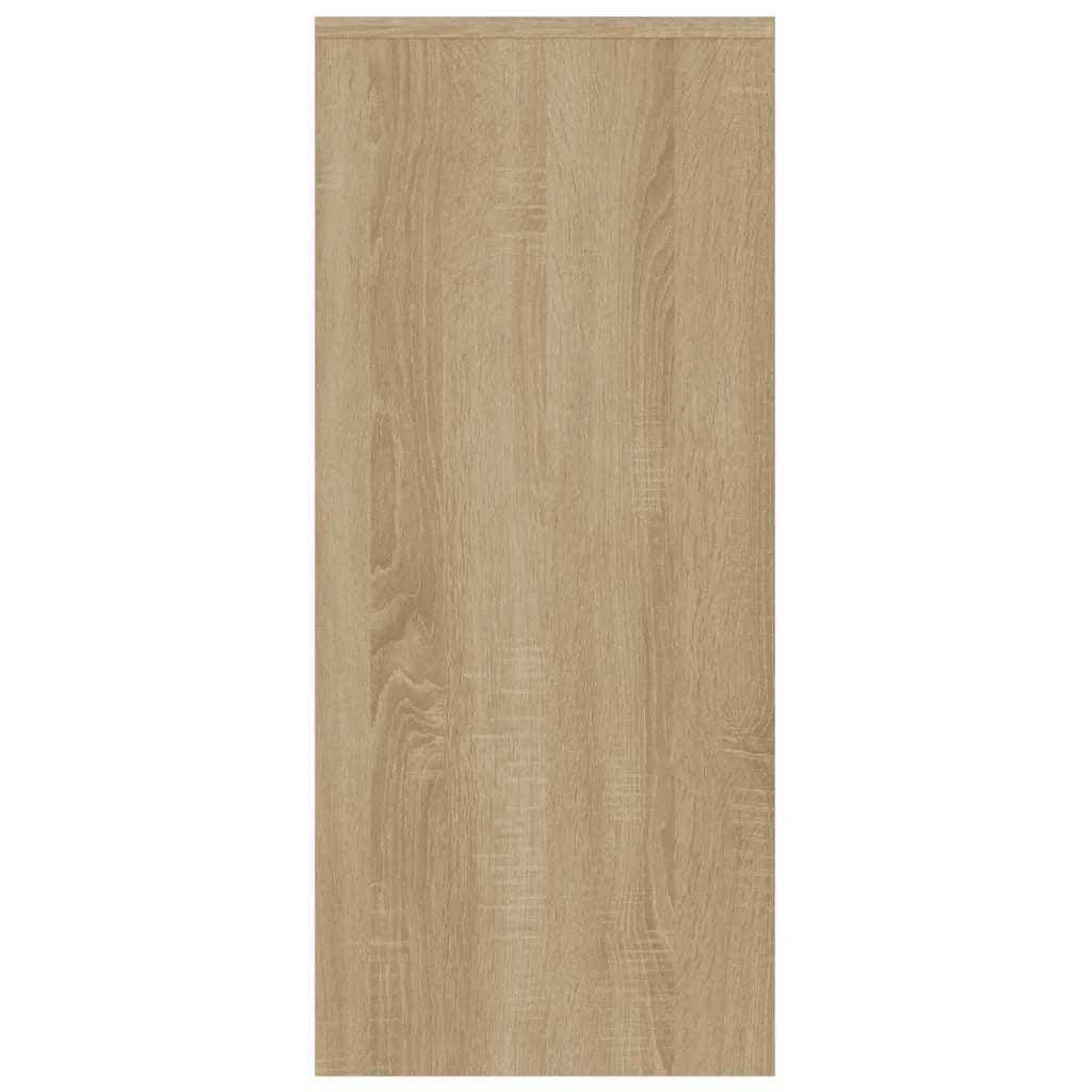 Buffet credenza cassettiera armadio mobile contenitore organizer cucina soggiorno rovere Sonoma 102 x 33 x 75 cm legno ingegnerizzato beige 02_0031479