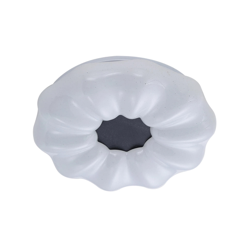 Plafoniera Italux Sonia tonda Ø38 bianco/nero LED 24W
