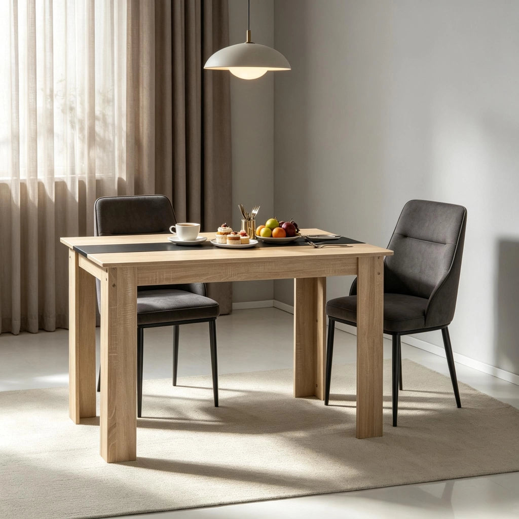 Tavolo da pranzo - design centrale - versatile - elegante - per soggiorno - solo tavolo