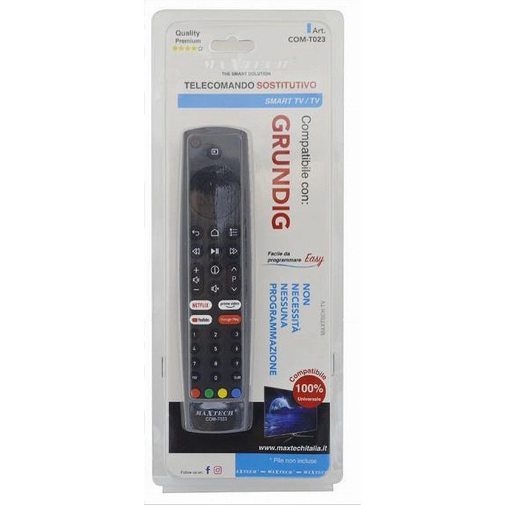 Trade Shop - Telecomando Universale Sostitutivo Compatibile Con Tv / Smart Tv Grundig Cm-t023 -