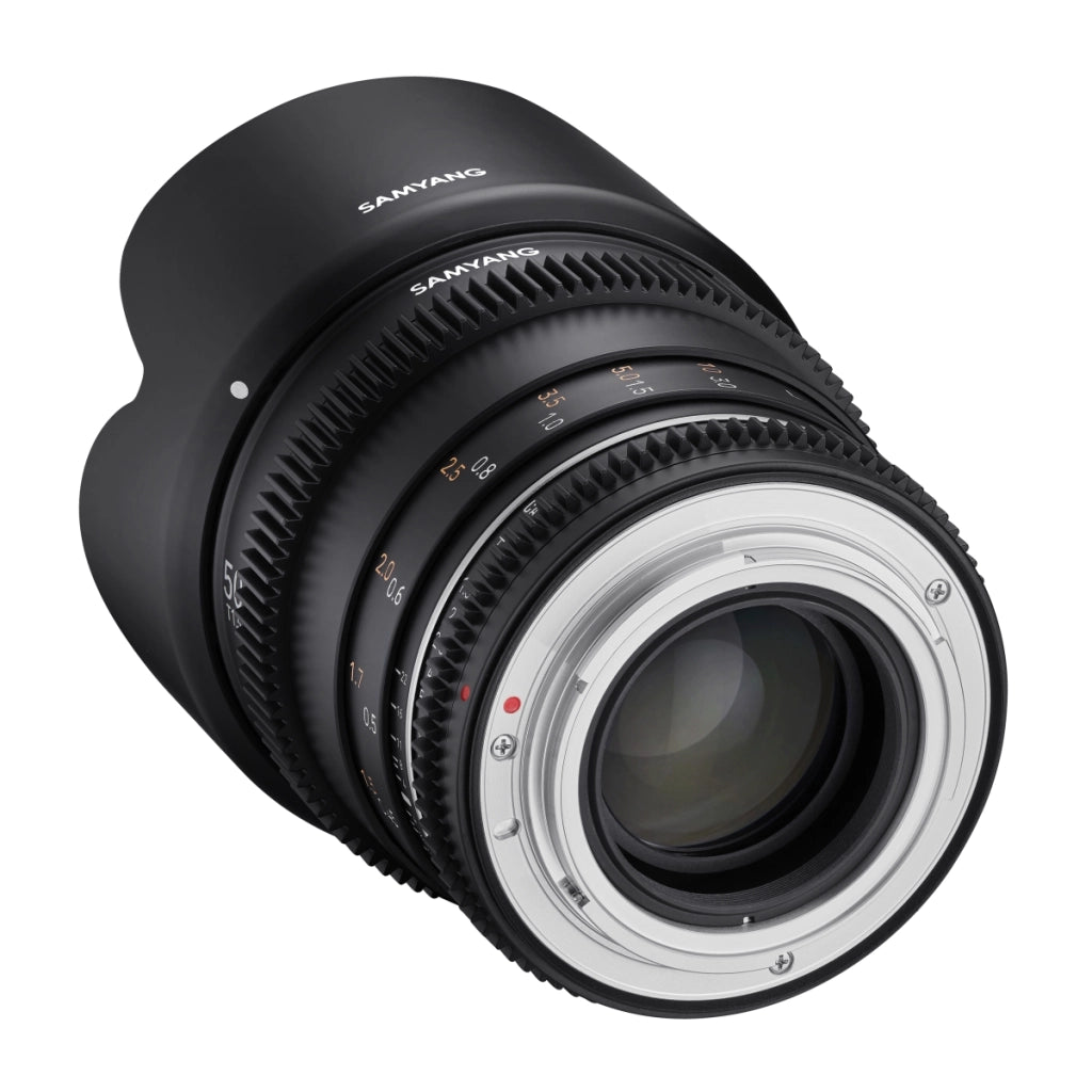 Obiettivo fotografico per video MF 50mm T1,5 VDSLR MK2 – luminoso T1,5 per Canon EF Mount, Follow Focus, full-frame e APS-C, risoluzione 8K