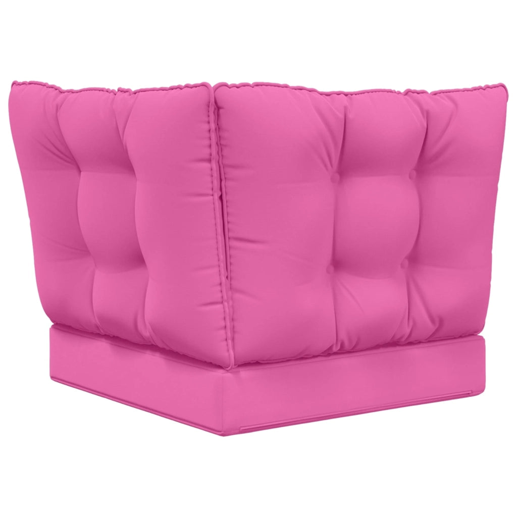Cuscino per divano da esterno 3 pcs Rosa Poliestere