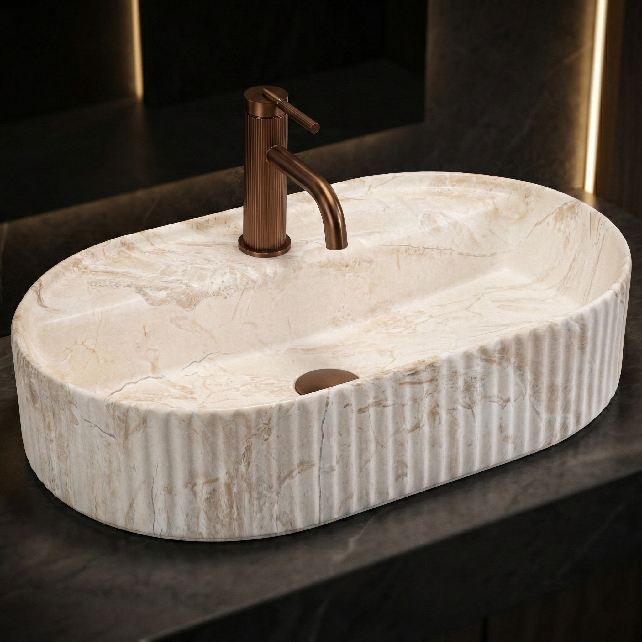 Lavabo Da Appoggio Rea Marcela 60 Saturn