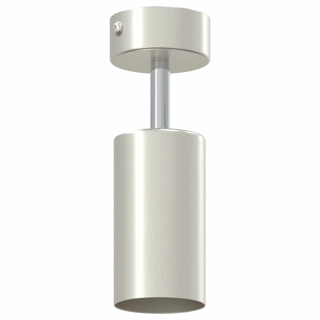 Faretto da soffitto moderno orientabile 6 x 6 x 16 cm illuminazione precisa atmosfera accogliente metallo nichelato 02_0058301
