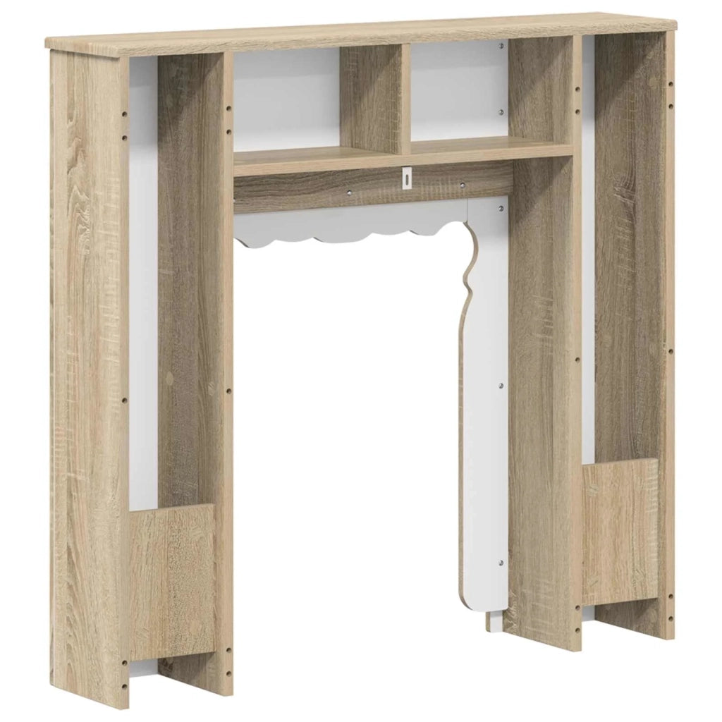 Cornice per camino Rovere Sonoma 93 x 20 x 89 cm 8006626