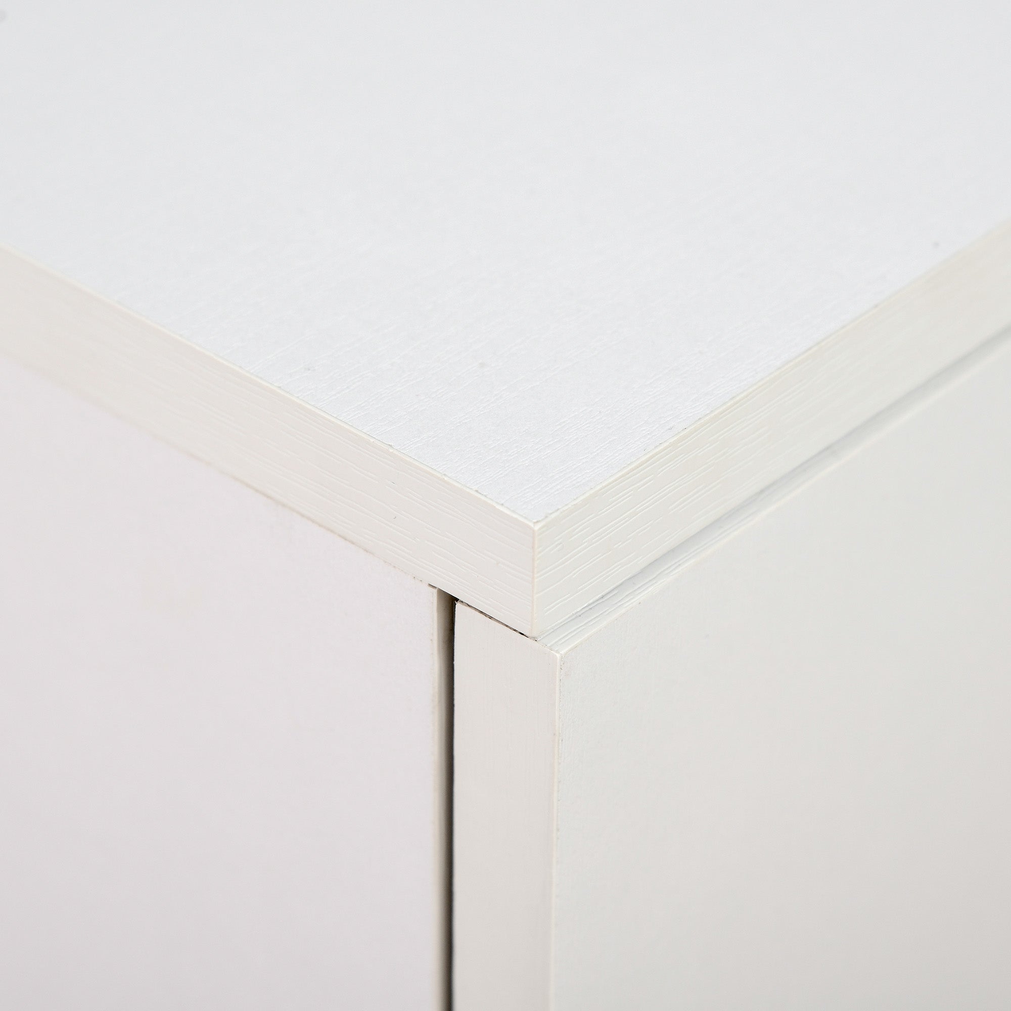 Mobile TV in legno con Ruote e 2 ante Bianco 60x35x65 cm