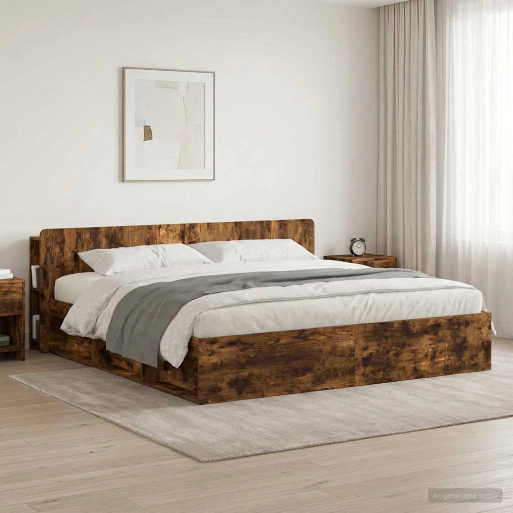 Testata del letto Rovere Fumo Legno ingegnerizzato 8001242