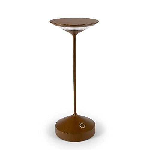 AB+ 9105517001 Tempo Lampada da tavolo portatile LED ricaricabile USB dimmerabile IP54 autonomia 10 ore colore Corten Bronzo