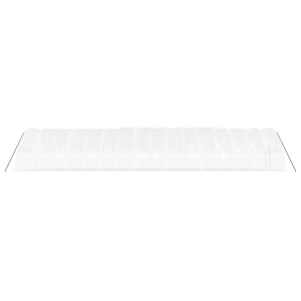 Serra con Telaio in Acciaio Bianco 96 m² 16x6x2,85 m 3188122