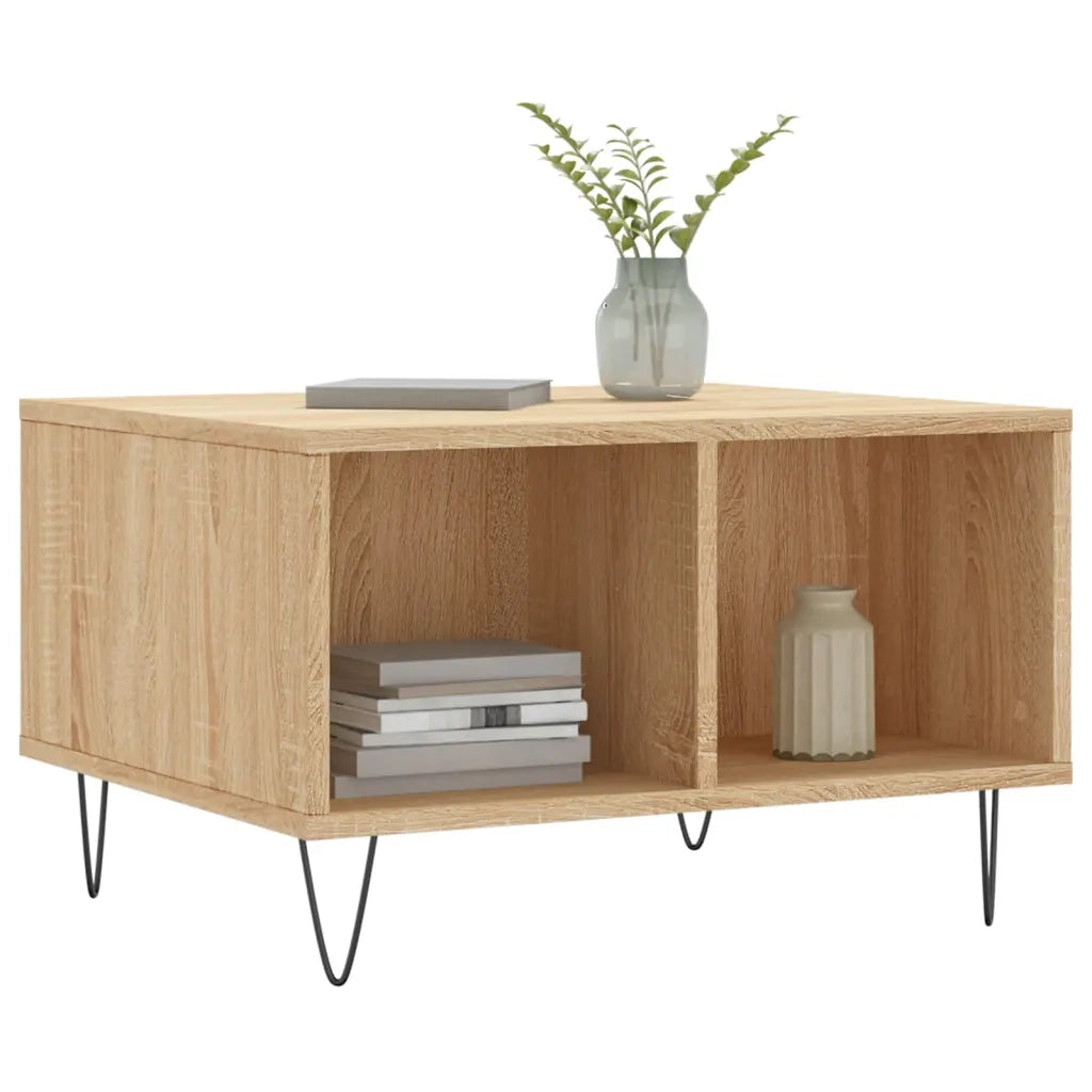 Tavolino salotto | Tavolino da caff¨¨ | Tavolino da Soggiorno Rovere Sonoma 60x50x36,5 cm Legno Multistrato