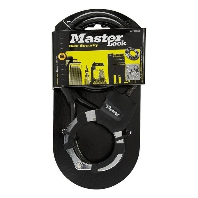 MASTER LOCK Street Cuff Nero 1000 mm Antifurto