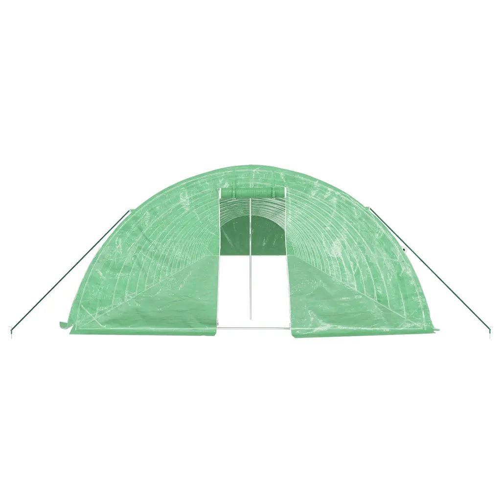Serra con Telaio in Acciaio Verde 110 m² 22x5x2,3 m 3188092