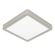 Plafoniera Moderna Fueva 5 Acciaio Nichel Satinato Led Integrato 17W