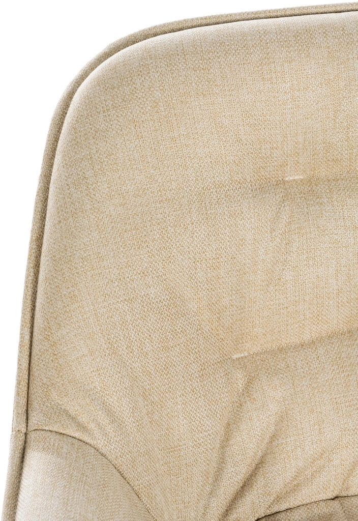 Sgabello da bar Gibson crema,Tessuto