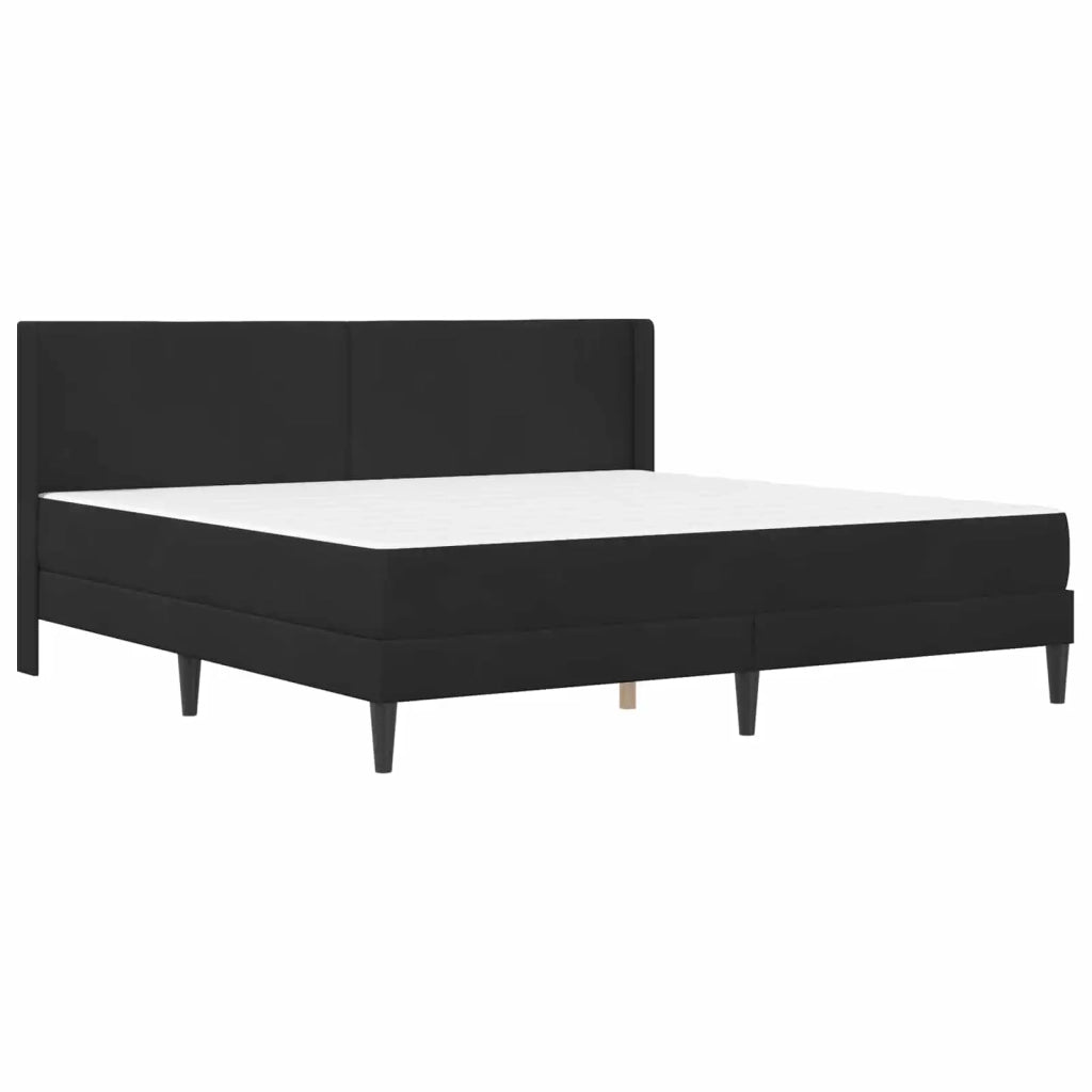 Struttura letto con materasso Nero 180 x 200 cm Velluto 3414883