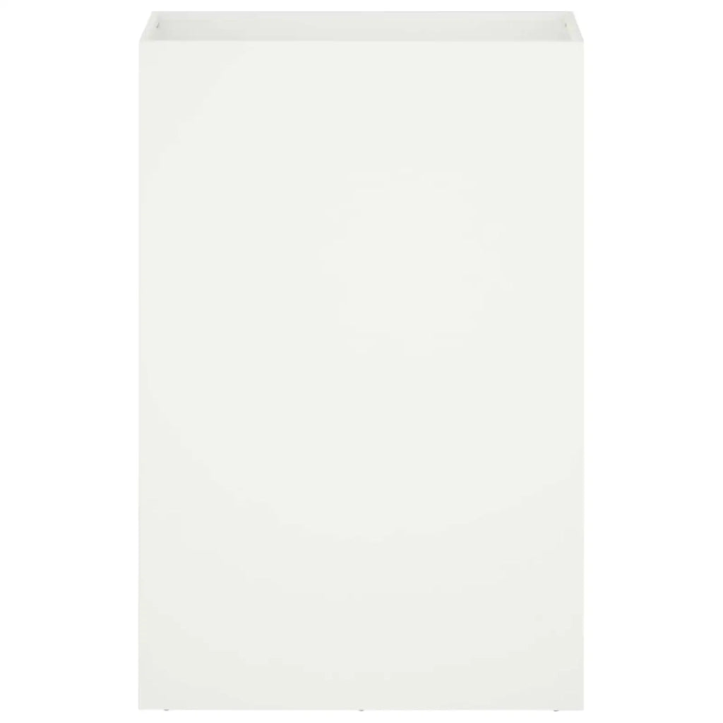 Vaso da giardino 2 pz Bianco 50 x 30 x 75 cm 8005543