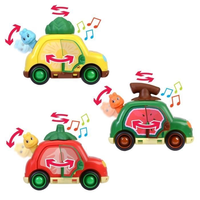 Dickie - ABC Fruit Friends 3 modelli - Funzioni sonore e accessori - Dai 12 mesi