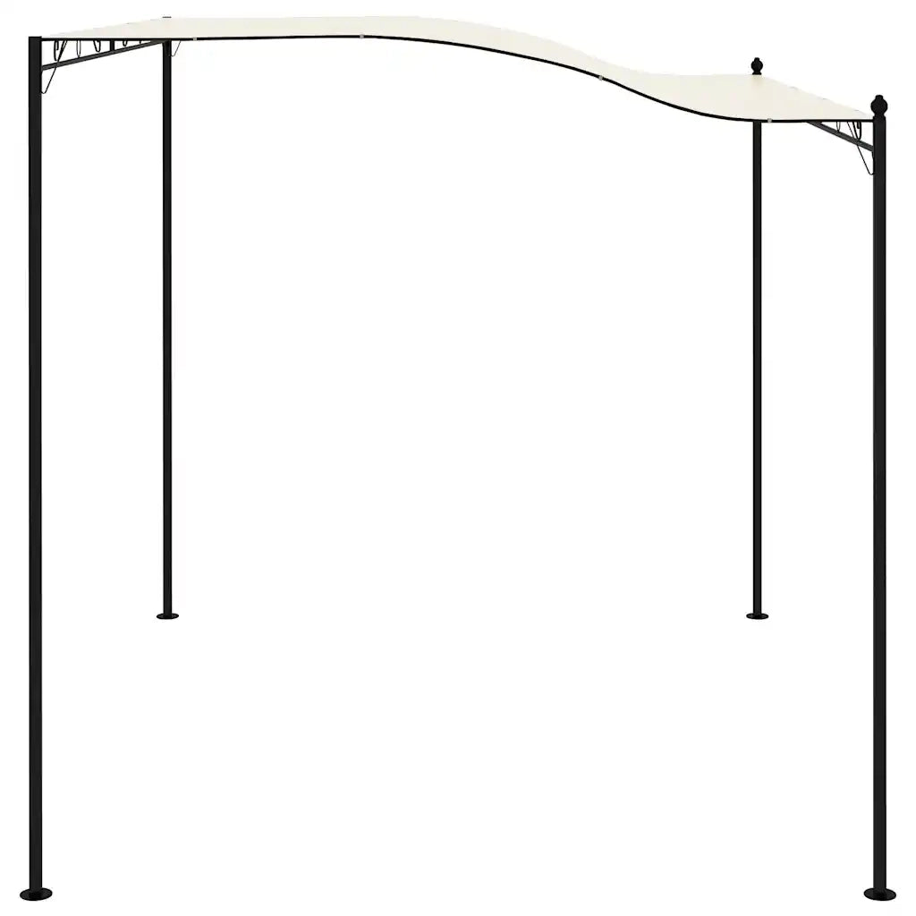Gazebo in Tessuto Bianco Crema 43217