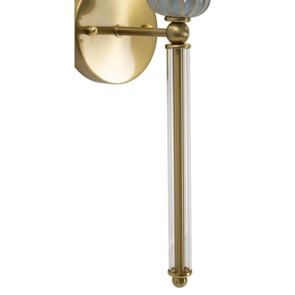 Lampada a Parete VKH913, Bianco, Tessuto, 17x22x57 cm