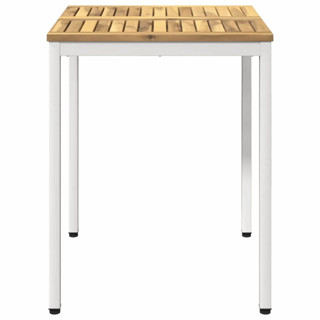 Tavolo da cena da giardino Bianco 60 x 60,5 x 75 cm 901755