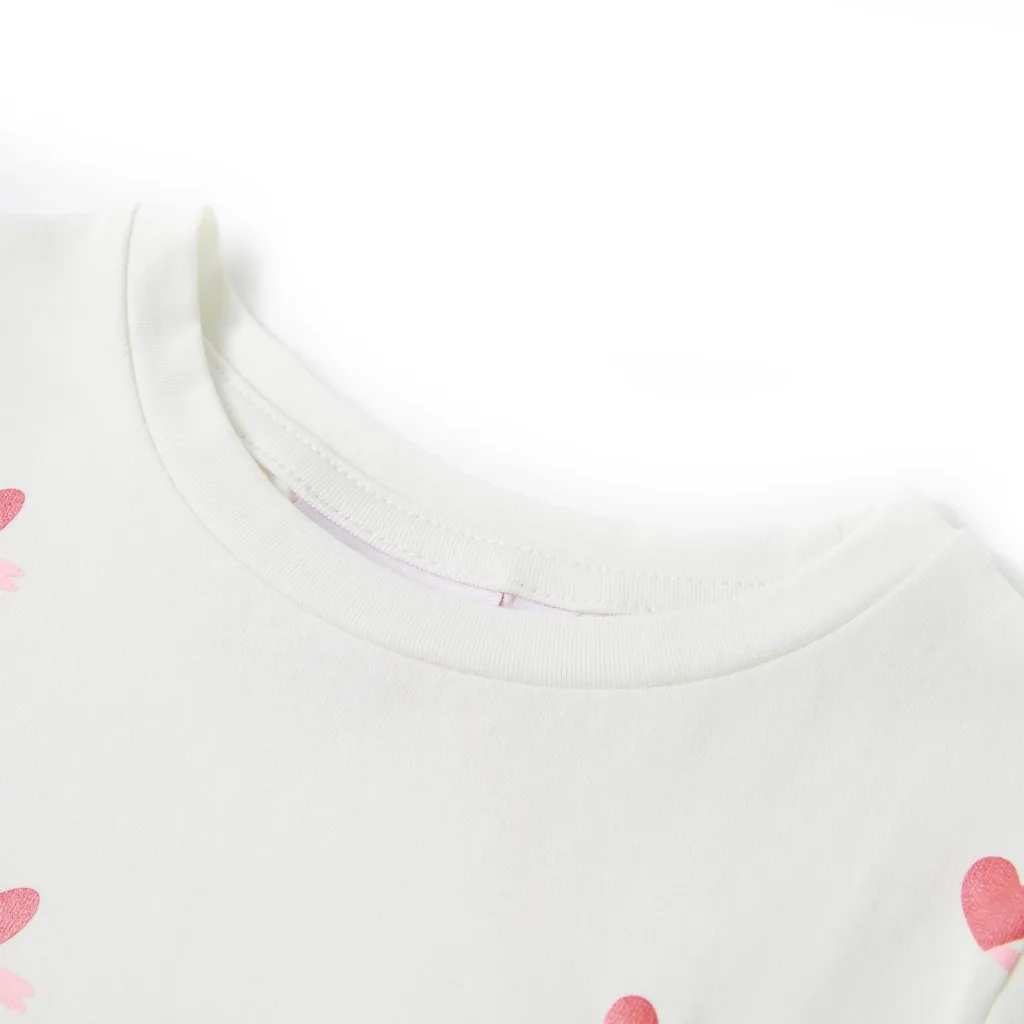 Maglietta da Bambina Ecru 92 11229
