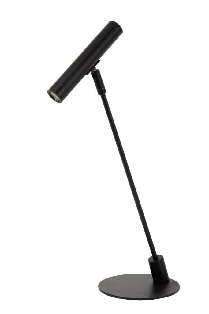 Lampada da tavolo minimalista nera in metallo G9 Lucide Alec