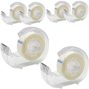 Set 6 Dispenser con Nastro Adesivo 33 x 18 mm Casa Ufficio Scuola Salvaspazio