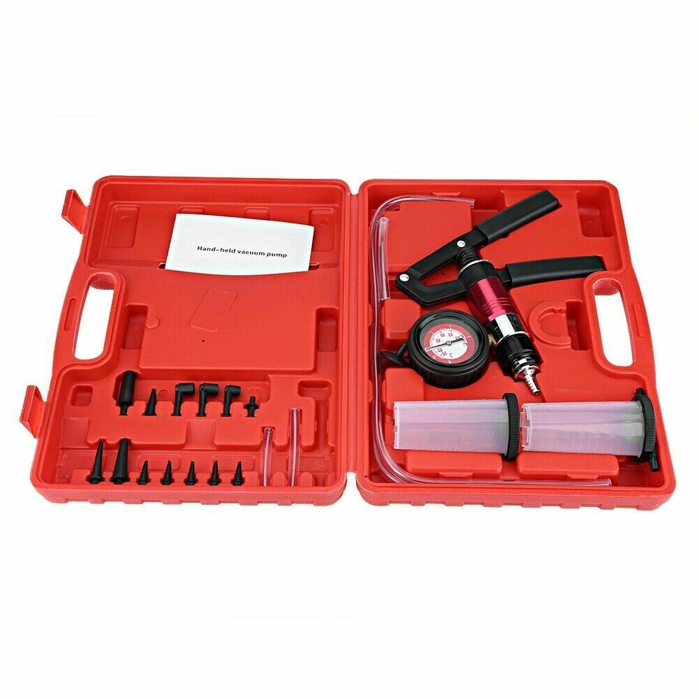 Kit di Strumenti di Spurgo di Freni di Test Della Pompa per Vuoto con Adattatori
