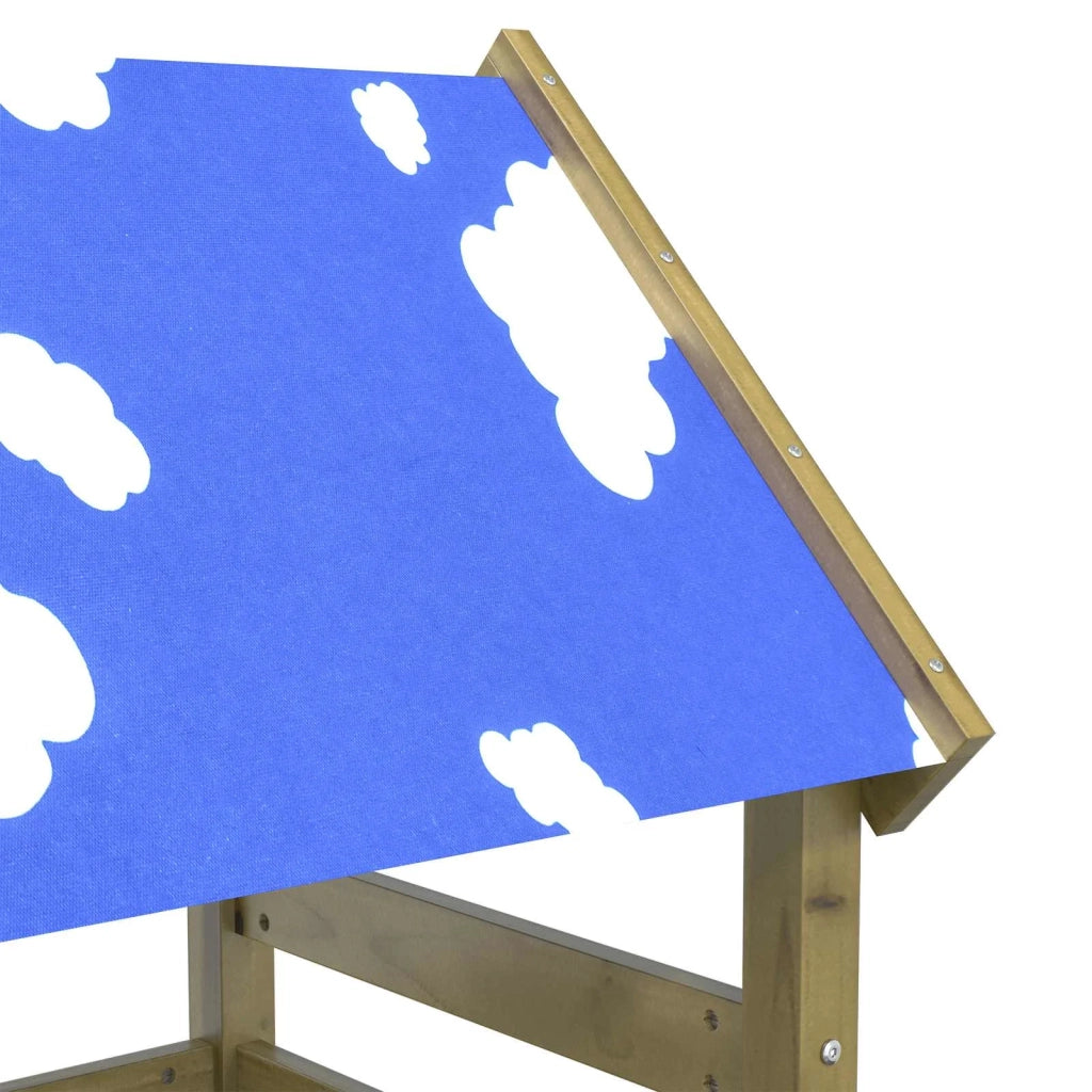 Torre da Gioco Marrone Legno Impregnato Solido