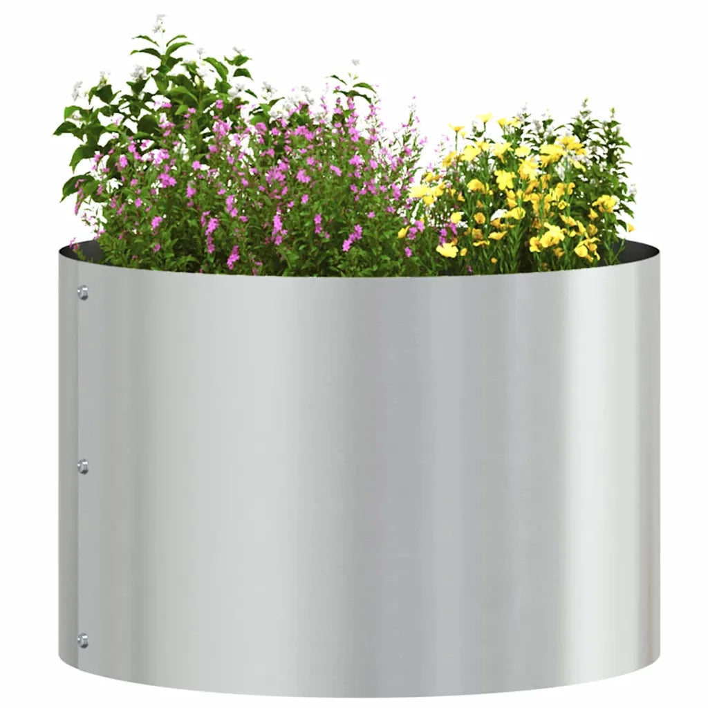 Anello per vaso-Supporto per Vaso Argento 30 x 30 x 20 cm Acciaio zincato