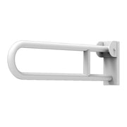 Maniglione ribaltabile cm.62 removibile bianco