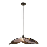Lampada da terra/sospensione in metallo/tessuto nero 03_0010732
