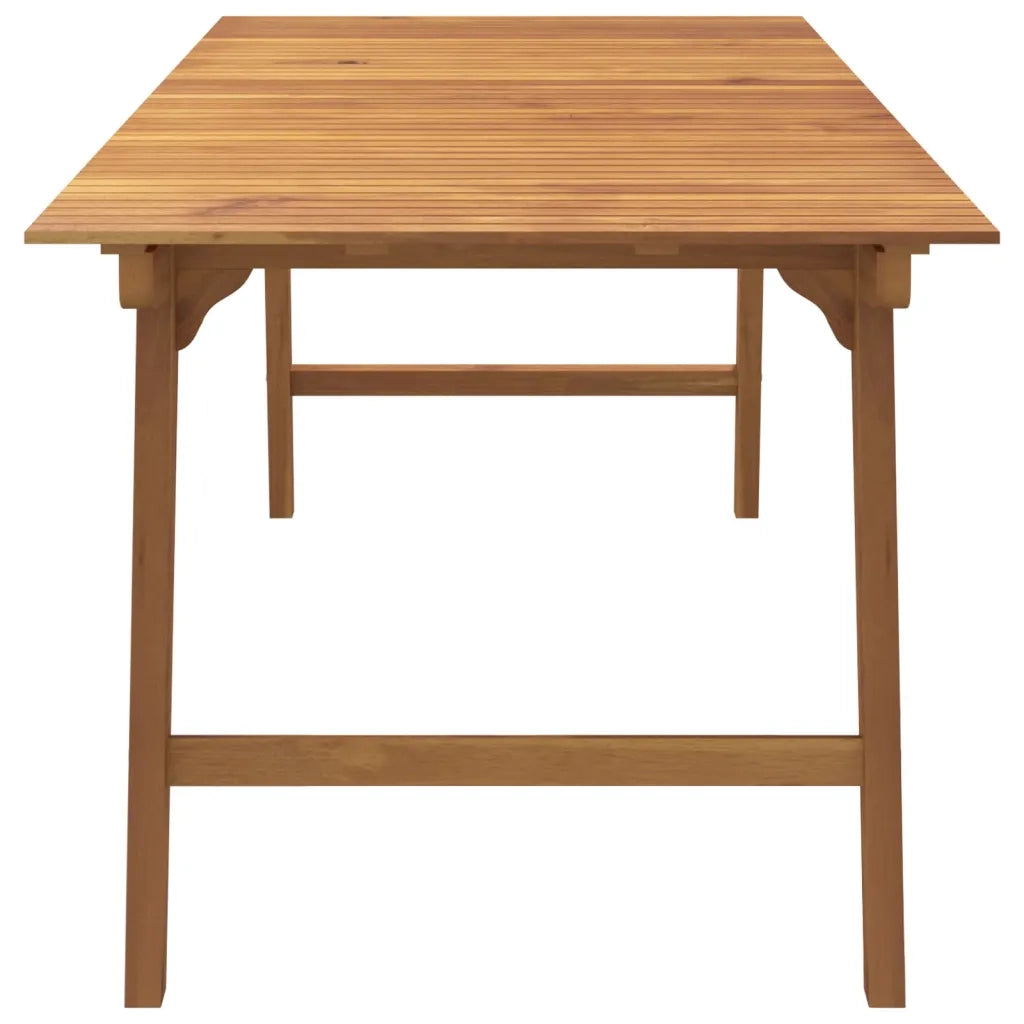 Tavolo da Giardino 200x90x75 cm Legno Massello di Acacia 363311