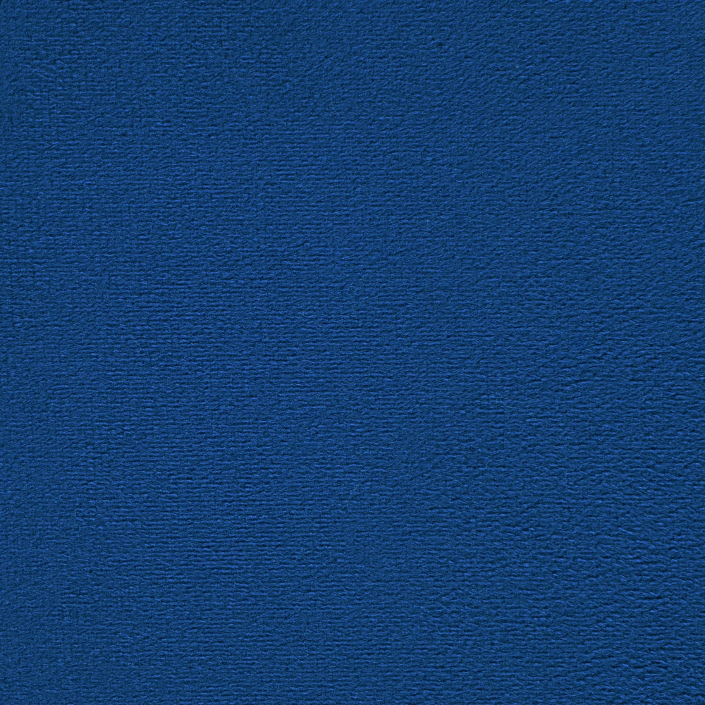 Pouf imbottito in velluto a forma di S blu soggiorno stile moderno