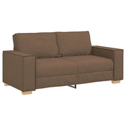Divano | Divano da soggiorno | Sofa a 2 posti Marrone 180x78x84 cm Tessuto