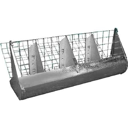 MANGIATOIA PER CONIGLI CON PORTA FIENO 39 cm