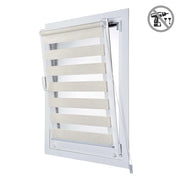 Tenda a Rullo giorno / notte installazione senza foratura EasyFix Lino 150x180 cm