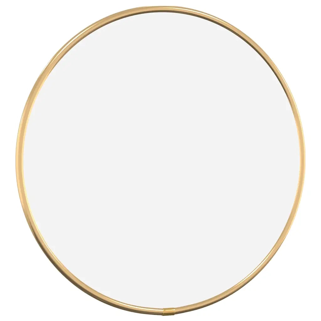Specchio da Parete-Specchio a Muro-Specchio Decorativo Dorato ? 30 cm Rotondo
