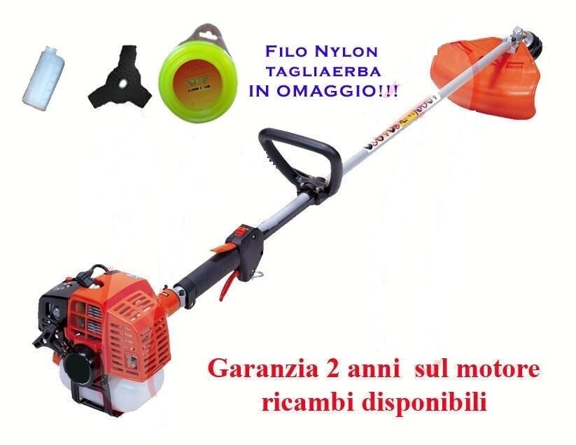 Decespugliatore rasaerba a scoppio 1650 watt 43cc filo nylon in omaggio