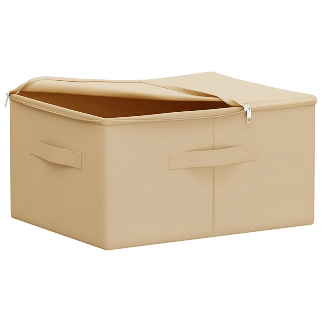 Scatola di Stoccaggio 24 pz Crema 43 x 34 x 23 cm CFW7583172