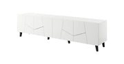 MOBILE VITRAIL PORTA TV 200 4D BIANCO OPACO ETNA