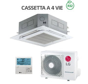 Climatizzatore Cassetta LG Inverter 18000 Btu A++ CT18F.NQ0 con Gas R32, Wi-Fi Opzionale e Pannello Incluso