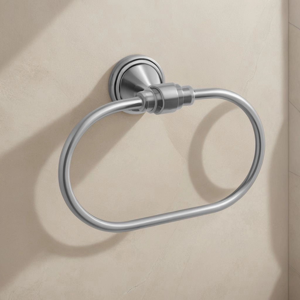 Appendiabiti Da Bagno Ring 16101 Aristo Nichel Spazzolato