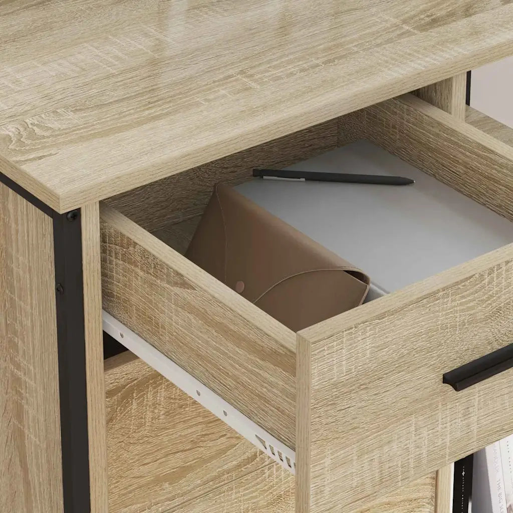 Cabina con Stazione di Ricarica Rovere Sonoma 76 x 41 x 72 cm 859836