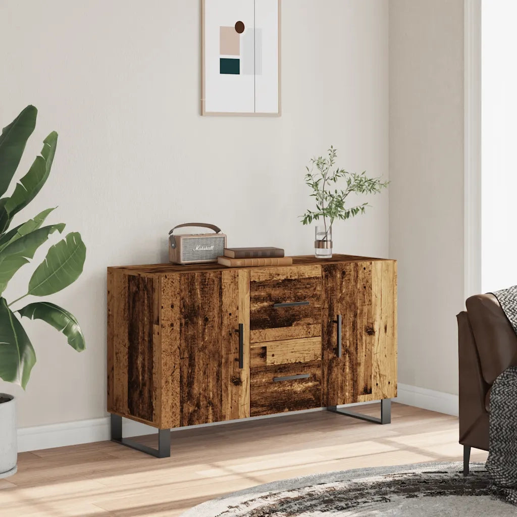 Credenza-Buffet-Armadio da cucina Legno Antico 100x36x60 cm in Legno Multistrato 678771
