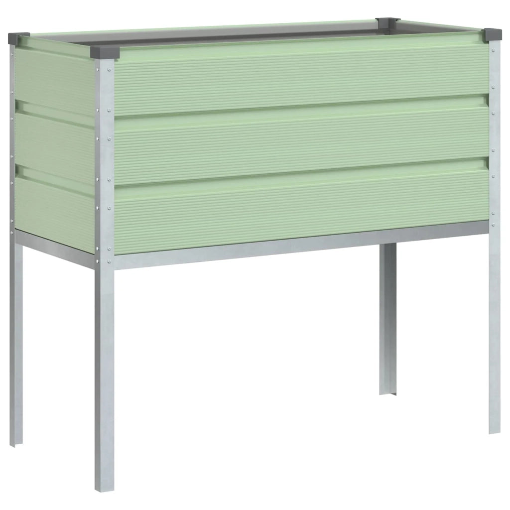 Fioriera Verde Pastello 100 x 45 x 90 cm Acciaio zincato 42018282