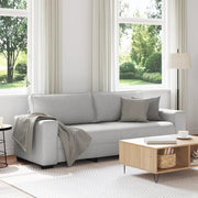 Divano a 3 Posti Grigio Nuvola 220x77x82 cm in Tessuto 4105184